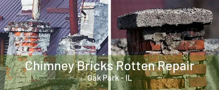 Chimney Bricks Rotten Repair Oak Park - IL