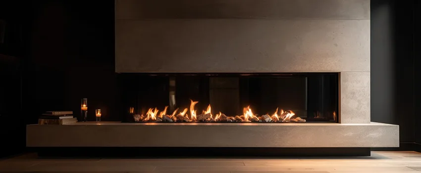 Gas Fireplace Ember Bed Design Services in Oak Park, Illinois