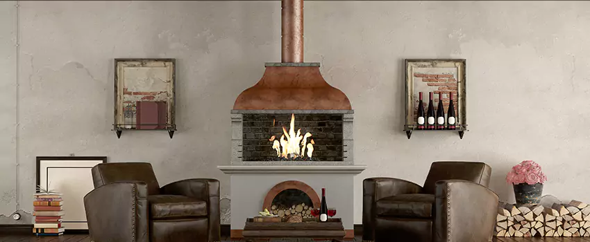 Thelin Hearth Products Providence Pellet Insert Fireplace Installation in Oak Park, IL