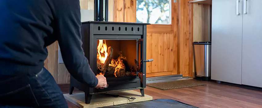 Open Hearth Wood Fireplace Installation in Oak Park, IL