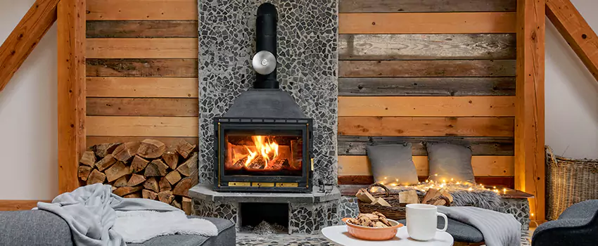 Thelin Hearth Products Direct Vent Gas Stove Fireplace Inspection in Oak Park, Illinois